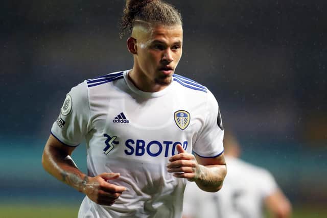 STARTING: Leeds United midfielder Kalvin Phillips. Photo by Catherine Ivill/Getty Images.
