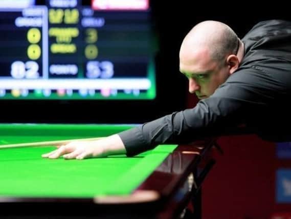 So close: Leeds’s David Grace reached the last four of the Northern Ireland Open where he lost to eventual winner, Judd Trump. Picture: YPN