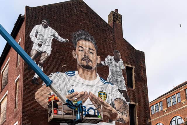 Leeds United's new Kalvin Phillips mural in the city centre. (Leeds United)