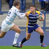 Staying: Yorkshire Carnegie's Dan Lancaster, right.