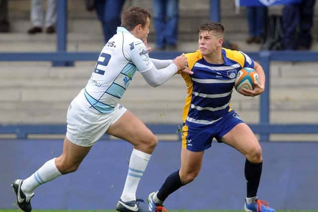 Staying: Yorkshire Carnegie's Dan Lancaster, right.