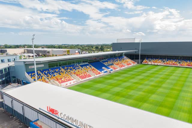 York's new LNER Community Stadium. Picture by York City Knights.
