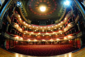 The auditorium at Leeds Grand Theatre.