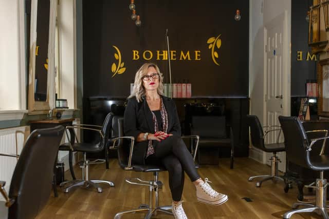 Becky said salons like Boheme have a more important role than ever during the pandemic (Image: Tony Johnson)