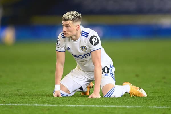 SERIOUS PLAYER - Gjanni Alioski made an impressive contribution to Leeds United's gameplan against Arsenal, but that was lost amid the noise around Nicolas Pepe's headbutt and red card. Pic: Getty
