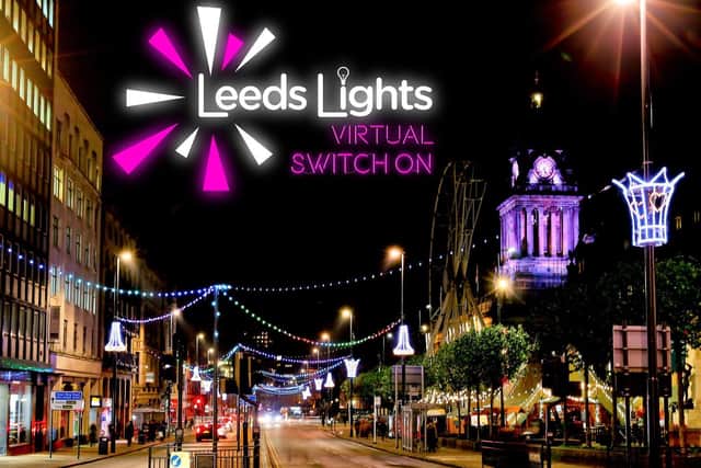 Stars of stage, sport and screen will join residents from all across Leeds for the city’s first ever virtual Christmas lights switch-on.