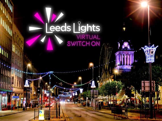 Stars of stage, sport and screen will join residents from all across Leeds for the city’s first ever virtual Christmas lights switch-on.