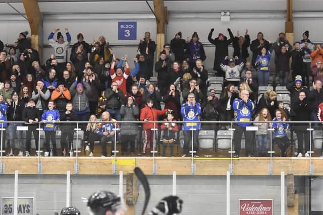 If Leeds is placed into and remains in tier three status, fans would not be allowed into the Elland Road rink to watch the Chiefs play - were any kind of 2020-21 NIHL National season to be given the go ahead. Picture courtesy of Steve Brodie.