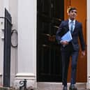 Rishi Sunak leaves for Parliament to deliver the spending review. Photo: PA