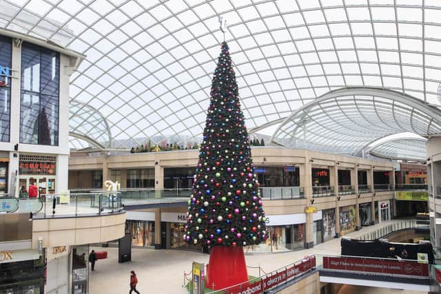 Non-essential shops at Trinity Leeds and White Rose will reopen on Wednesday December 2 (Image: Danny Lawson/PA Wire)