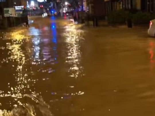 Residents of East Leeds 'left without water' as burst water main floods ...