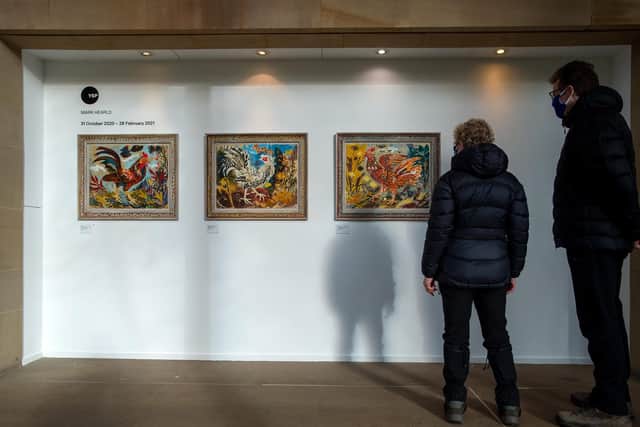 A display of works by York born artist Mark Hearld at the Yorkshire Sculpture Park.
Picture: Bruce Rollinson.