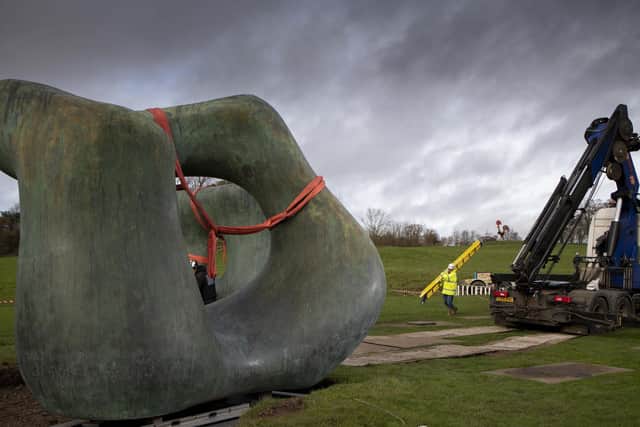 Henry Moore's work back in pride of place at Yorkshire Sculpture Park. Picture: Jonty Wilde.