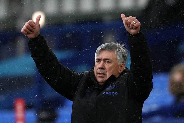 Everton manager Carlo Ancelotti. Picture: Jan Kruger/NMC Pool/PA Wire.