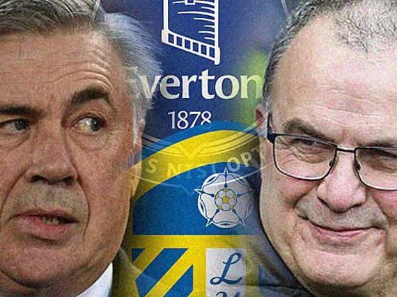 Leeds United travel to Everton in the Premier League.