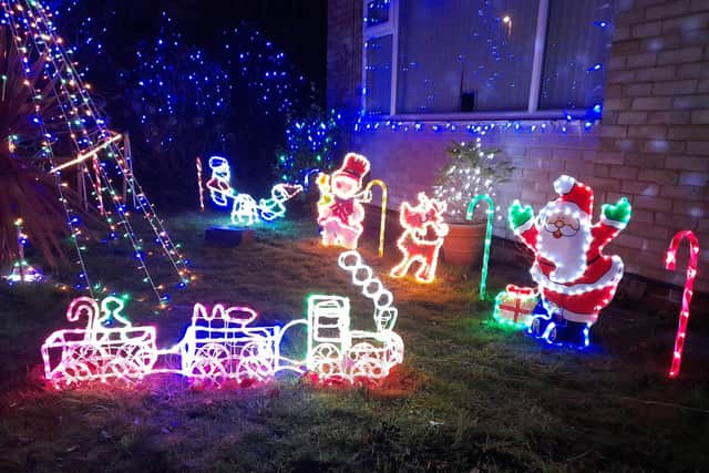 Nick Bond hopes to raise money for St Gemma's Hospice with his Christmas lights