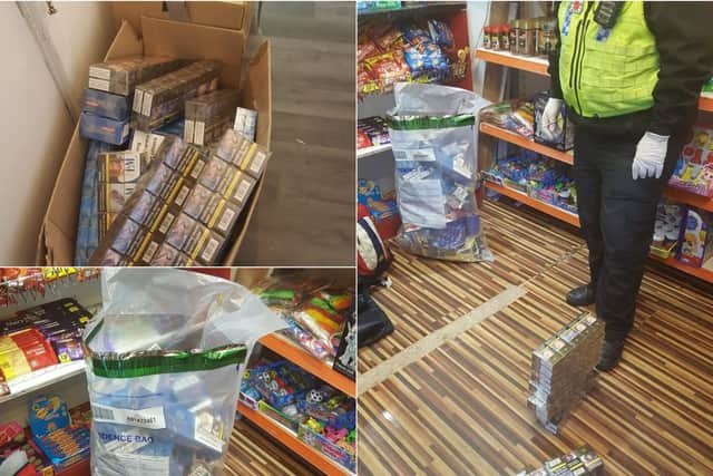 Police raid Featherstone shop and seize illegal cigarettes