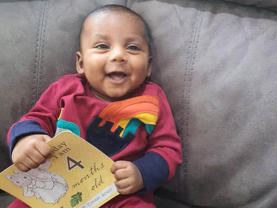 Little Prem Parmar was a happy and smiley little boy. He sadly died aged just four-months due to sudden Sudden Infant Death Syndrome (SIDS).