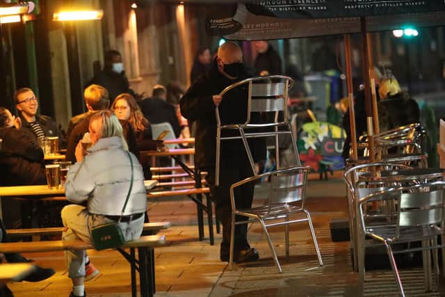 Bars and restaurants in Leeds closed their doors for the national lockdown on November 2. They will stay closed as Leeds enters Tier 3 (Image: Danny Lawson/PA Wire)