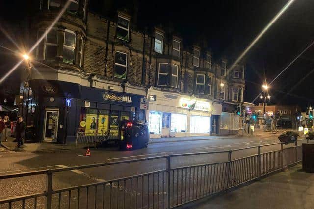 Police were called to Church Lane in Pudsey centre shortly before 9pm last night.