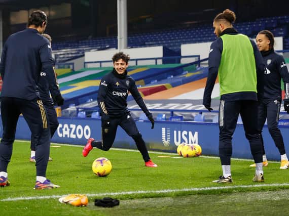 HAPPY CHAP - Ian Poveda is loving life at Leeds United but dreaming of the return of crowds to Elland Road, having not yet experienced a proper matchday with Marcelo Bielsa's side. Pic: Getty
