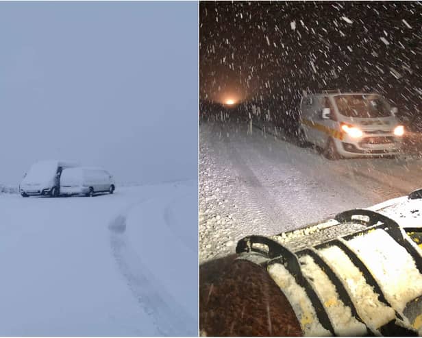 These dramatic photos show the extent of the snowfall in Yorkshire