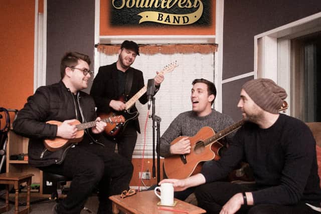 South West band members pictured (from left to right) Thomas Hatfield, David Chamken, Henry Clark, Shaun Wise