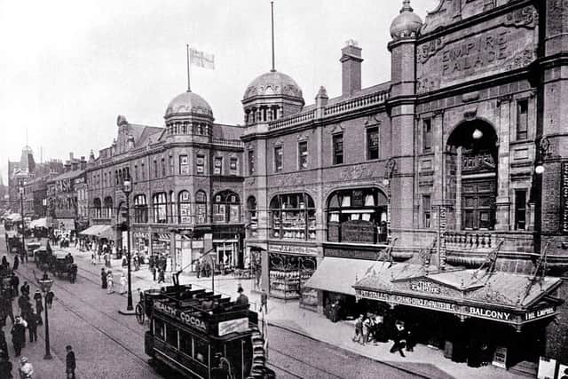 The Empire Theatre on Briggate, circa 1903.