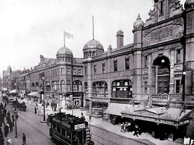The Empire Theatre on Briggate, circa 1903.