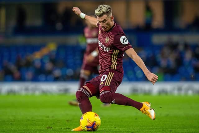 Leeds United Gjanni Alioski. Pic: Bruce Rollinson
