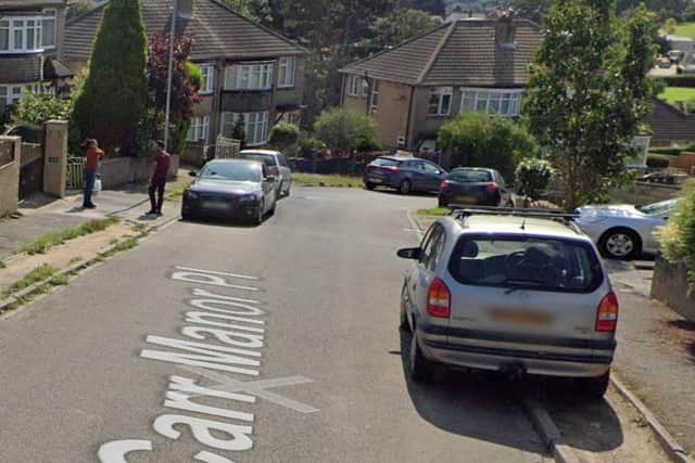 Dog poo was found at the home on Carr Manor Place (photo: Google)