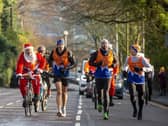 Leeds Rhinos legend Kevin Sinfield completed his final of seven marathons in seven days on Monday