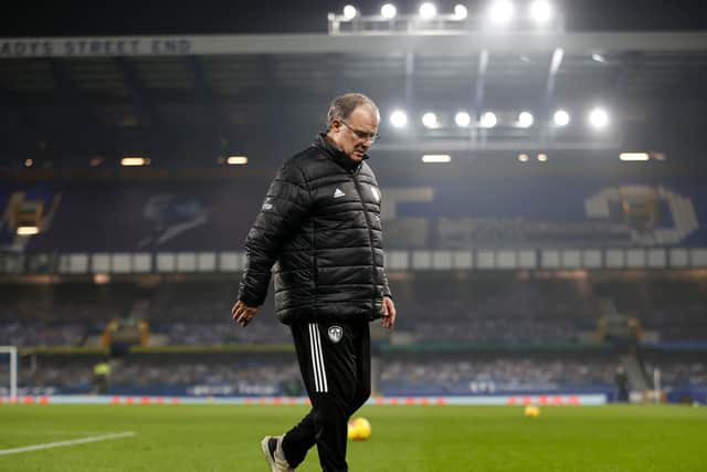 OLD TRICKS - Marcelo Bielsa named Leeds United's team to face West Ham at Elland Road on Friday night during his Wednesday press conference. Pic: Getty