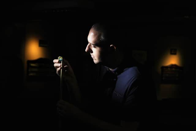 Snooker player David Grace pictured at Northern Snooker Centre, Leeds. Picture: Simon Hulme