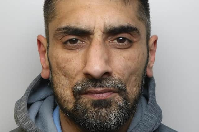 Nasser Khan is serving a 12-year prison sentence after being convicted of robbery and possession of an imitation firearm with intent to cause fear of violence.