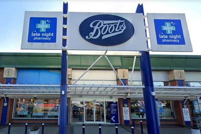 Boots at Crown Point Retail Park was targeted in the robbery (Image: Google)
