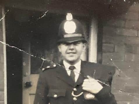 Jack Hannan pictured when he was an officer with West Yorkshire Police.