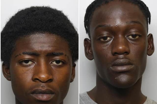 Beni Nami, left, and Hussein Semusu have been found guilty of murdering Tcherno Ly during the Chapeltown Carnival celebrations on August 25 last year