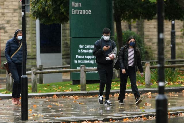 Just seven students at the University of Leeds tested positive for coronavirus last week