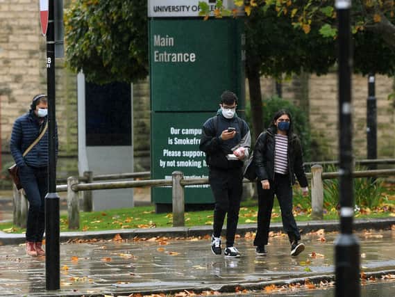 Just seven students at the University of Leeds tested positive for coronavirus last week