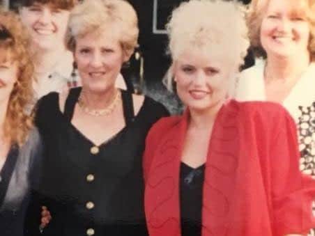 Tracey Millington-Jones pictured with her mum Wendy Speakes a year before the murder in 1994