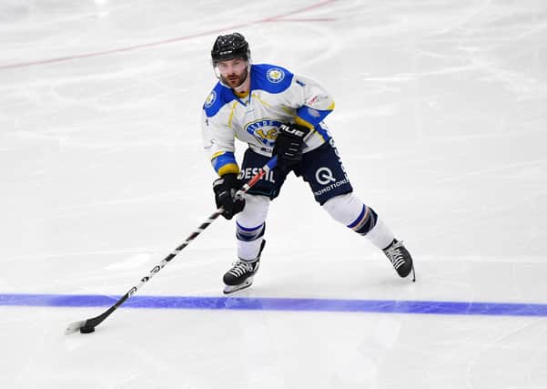 Leeds Chiefs' coach Sam Zajac, pictured in his team's first-ever home game at Elland Road against Sheffield Steeldogs. Picture: Jonathan Gawthorpe.