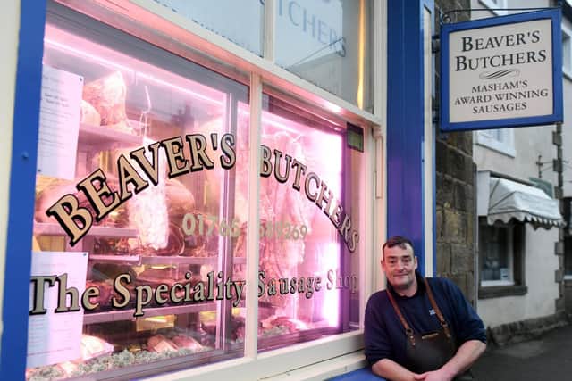 Alan Dibb who works at Beaver's Butchers in Masham. Photo credit: Gary Longbottom/JPIMediaResell