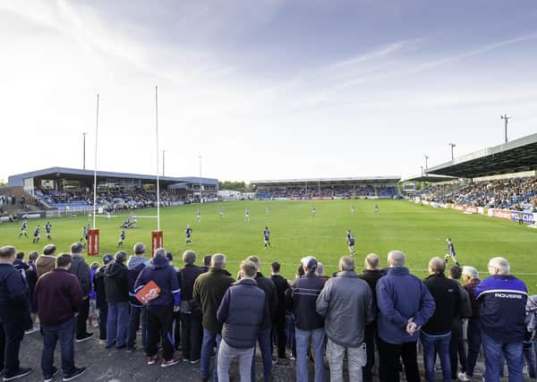 A general view of Featherstone playing Hull FC in the Ladbrokes Challenge Cup in 2018 (Picture: SWPix.com)