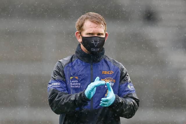 James Webster, Fev's coach, has been working with Leeds Rhinos (Picture: SWPix.com)