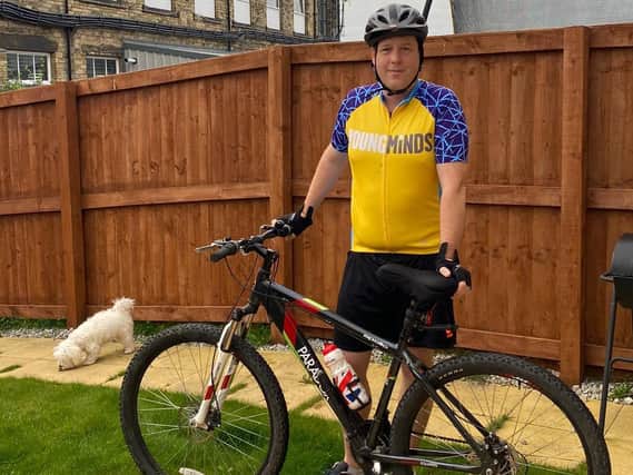 Teacher Ben Taylor is cycling with his childhood best friend for Young Minds charity