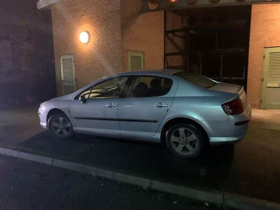 West Yorkshire Police officers thought the vehicle in Middleton had been abandoned (photo: West Yorkshire Police)