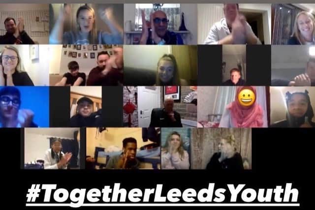 The #TogetherLeeds hashtag has featured  prominently in the community campaign.