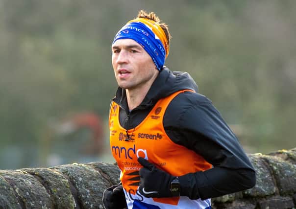Kevin Sinfield's marathon fundraising efforts showed rugby league in its best light. Picture: Bruce Rollinson/JPIMedia.