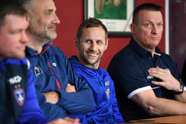 INSPIRATIONAL: Rob Burrow, pictured during a fund-raising event earlier this year. Picture: Jonathan Gawthorpe.